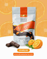 Y2 Alko Milk Chocolate Orange Drage 130g 1cs/20pcs