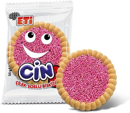 ETI Cin Strawberry Biscuit 25g 1cs/36pcs