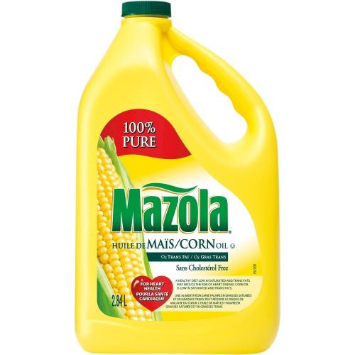 MAZOLA  || 96 fl oz (2.84 L) X 6 ||  CORN OIL - MAZ96COR