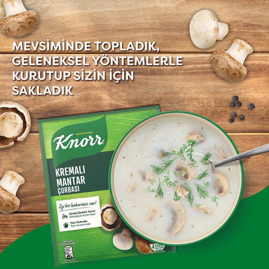 KNORR Creamy Mushroom Soup/ Kremalƒ± Mantar 63g 1cs/12pcs