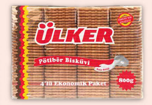 ULKER A1 Petibor Tea Biscuit 800g  1cs/6pcs