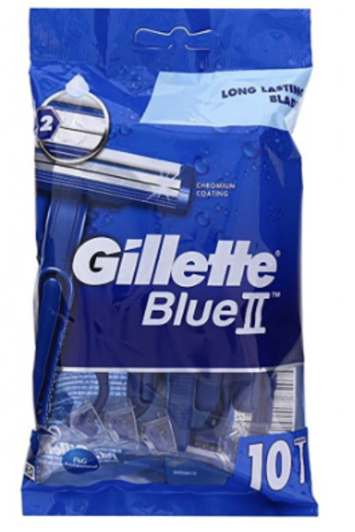 GILLETTE BLUE 2 SIMPLE RAZORS 10PK X 4 - GLT12