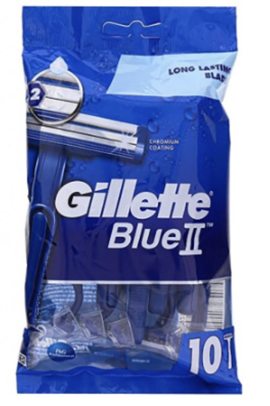 GILLETTE BLUE 2 SIMPLE RAZORS 10PK X 4 - GLT12