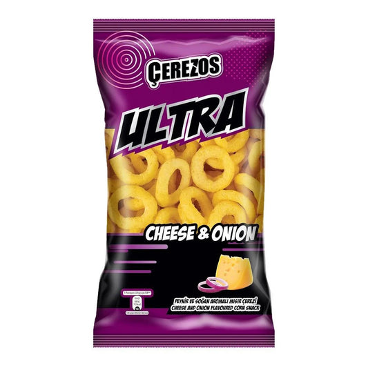 PATOS CEREZOS Ultra Cheese Onion Flavor Chips 100g 1cs/21pcs