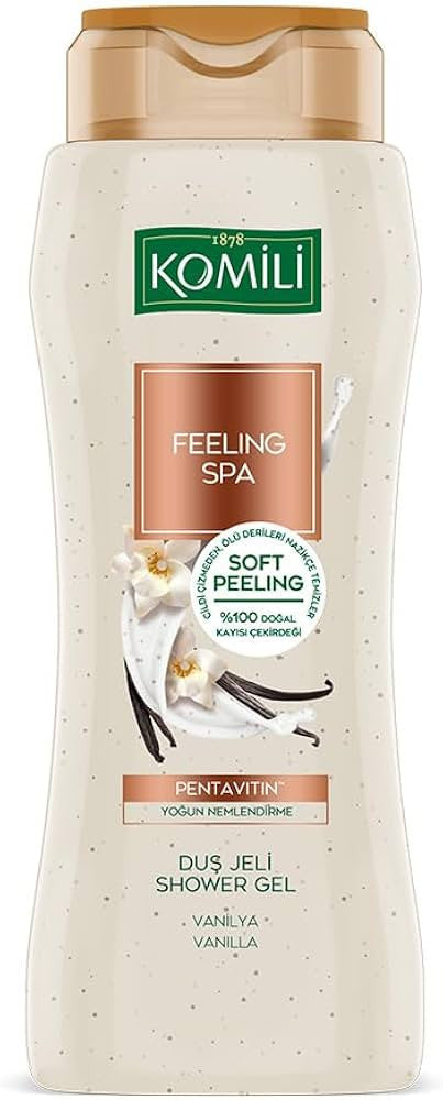 K8 KOMILI Feeling Spa Silky Vanilla Shower Gel 500ml 1cs/12pcs