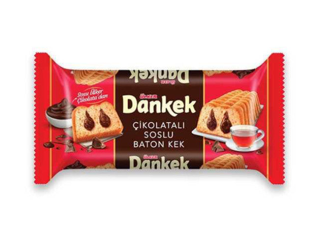 ULKER Dankek Chocolate Sauce Baton Cake 220g 1cs/6pcss