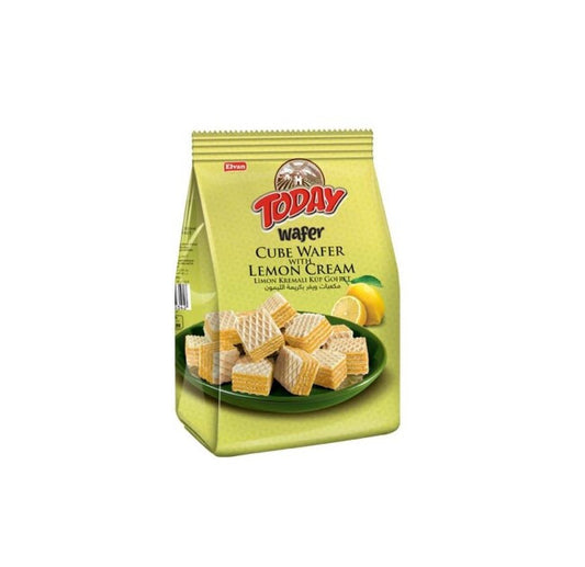 Today Cube Wafer Cream with Lemon 1cs/12pcs