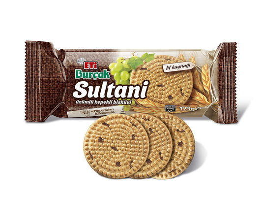 ETI Burcak Sultani Biscuit 123g 1cs/18pcs