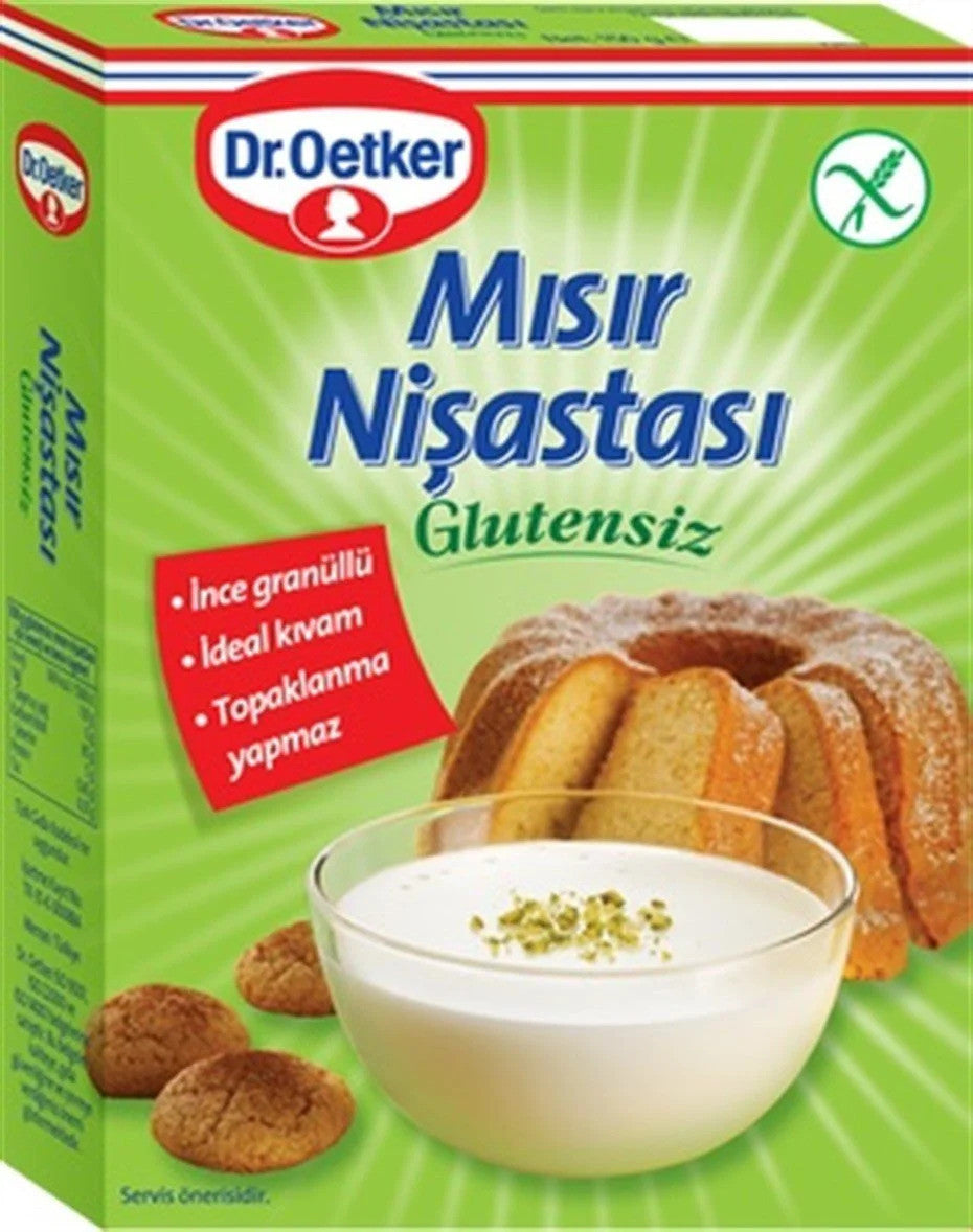 O1 DR.OETKER Corn Starch Gluten-Free / Mƒ±sƒ±r Ni≈üastasƒ± Glutensiz 150g 1cs/6pcs
