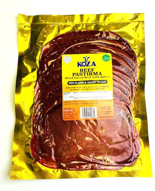 A1 KOZA Beef Lean Bastirma Slice 10Lb 1cs/13pcs