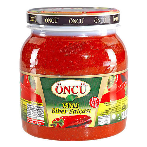 ONCU Mild Pepper Paste Pet 1650g / Tatli Biber - 1cs/6pcs