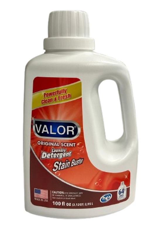 Valor Laundry Detergent Original Scent 100 fl oz x 4 pcs