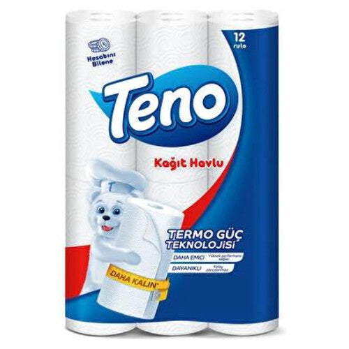 TENO Paper Towel 12pck / Havlu Pecetev 12'li 1cs/4pcs