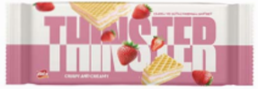 Thinster Strawberry and Milk Cream Wafer 5 oz (142g) x 20 pcs