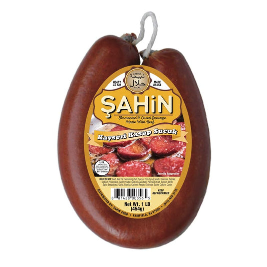 Sahin Kasap Sujuk 1 lb, 12pack - SJS01