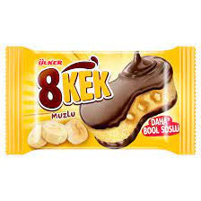 ULKER 8kek Cake with Banana / Muz 55gr 1cs/24pcs