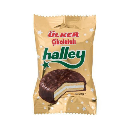 ULKER A1 Halley Chocolate Covered Biscuit 30g 1cs/24pcs