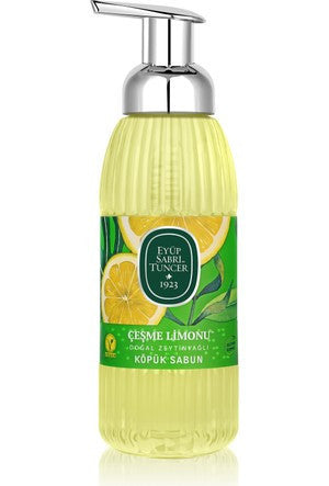 E5 Eyup Sabri Olive Oil Foam Soap Pet - Cesme Lemon 500ml 1cs/12pcs