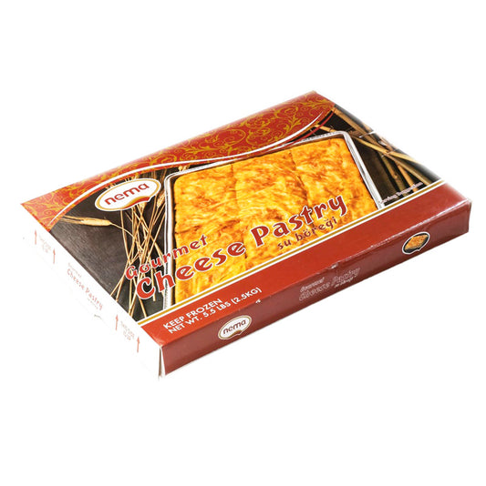 Nema Three Cheese Pastry Rectangular Tray, 5.5 lb (2500gr), 6pack - PSN02