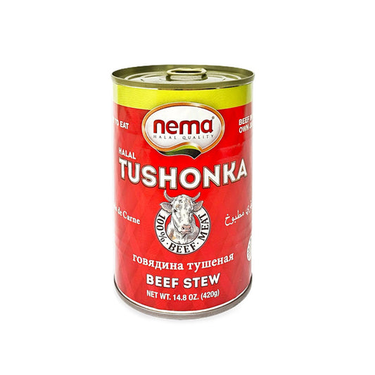 Nema Cooked Beef Stew -Tushonka- 14.8 oz, 20pack - MLN09