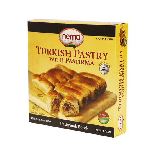 Nema Turkish Pastry with Pastirma 1 lb 9 oz (720gr), 8pack - PSN09