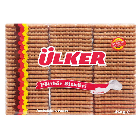 ULKER A1 Petibor Tea Biscuit Plain 450g  1cs/10Pcs