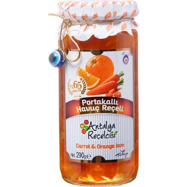 ANTALYA Carrot & Orange Peel Jam %65 Fruit 290g 1cs/12pcs