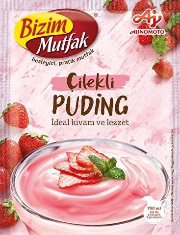 U2 ULKER BIZIM Pudding Strawberry 120g 1cs/24pcs