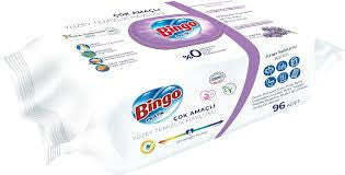S01 BINGO Wet Towel Levander Wipes / Lavanta 96CT 1cs/12pcs