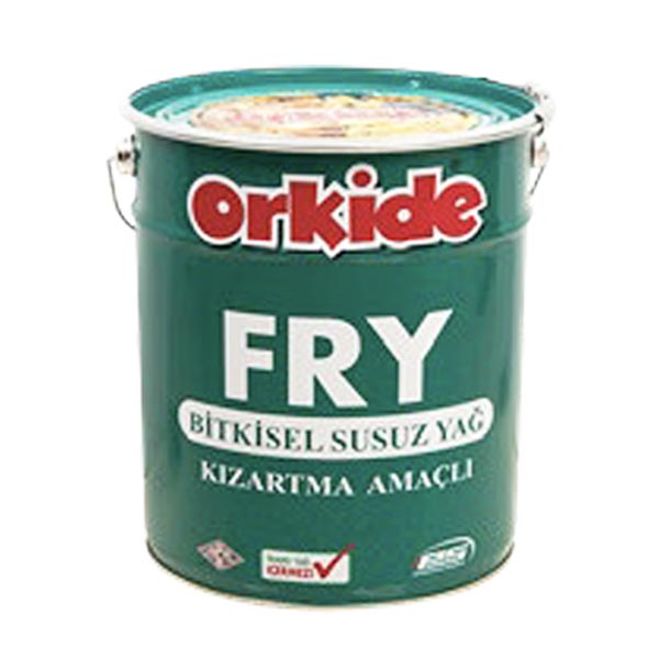 Orkide Fry Vegetable Oil, 18lt (16.38kg), SquareTin Can - OR04