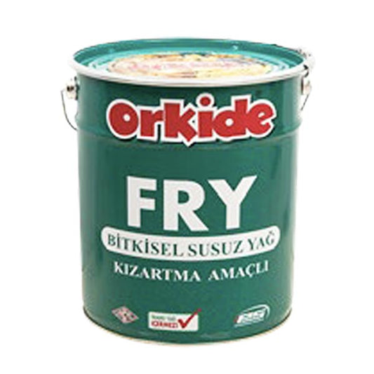 Orkide Fry Vegetable Oil, 18lt (16.38kg), SquareTin Can - OR04