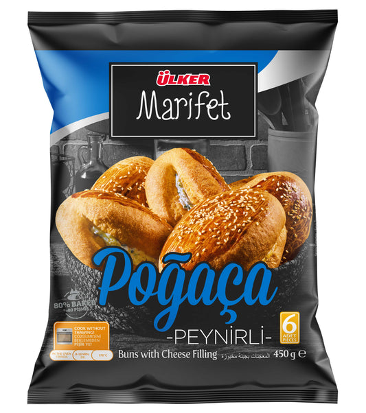 U07 ULKER MARIFET Buns Cheese / Peynirli Pogaca 420g 1cs/16pcs