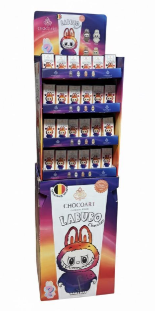 ChocoArt Labubo Chocolate Stand 3.5 oz (100gr) x 224pcs