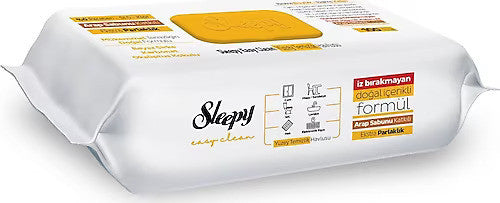 SLEEPY Wet Towel Herbal Soap Wipes / Arap Sabunlu 100CT 1cs/12pcs