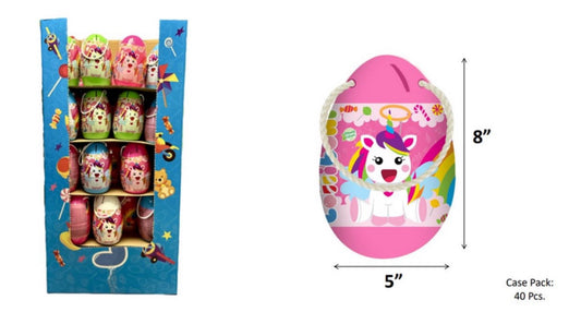 Lolliboni Unicorn Surprise Egg With Hanger 8G x 40 Pcs. - LB014