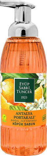 E5 Eyup Sabri Olive Oil Foam Soap Pet - Antalya Orange 500ml 1cs/12pcs