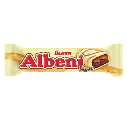 ULKER Albeni Viva White Chocolate Coated Bar 36g 1cs/24pcs