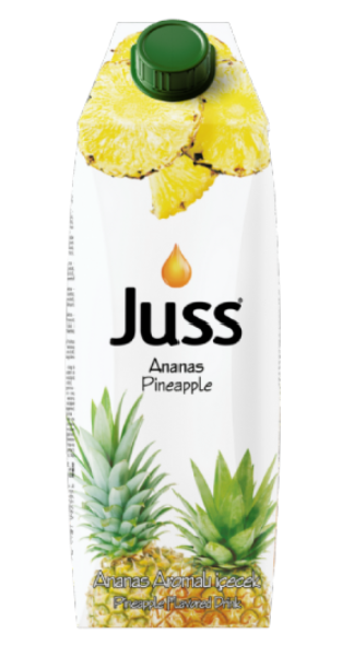 JUSS PINEAPPLE DRINK 33.8 OZ (1000ML) X 12PCS (TETRA PACK) - JUS18