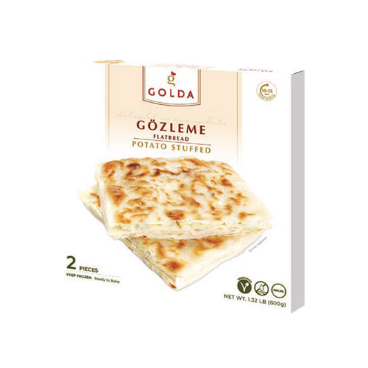 Golda Gozleme-Flatbread w/ Potatoes Stuffed (2x300g), 20pack - PSG10