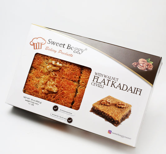 SB01 Sweet Beggy Walnut Basma Flat Kadaifi 454g 1cs/12pcs