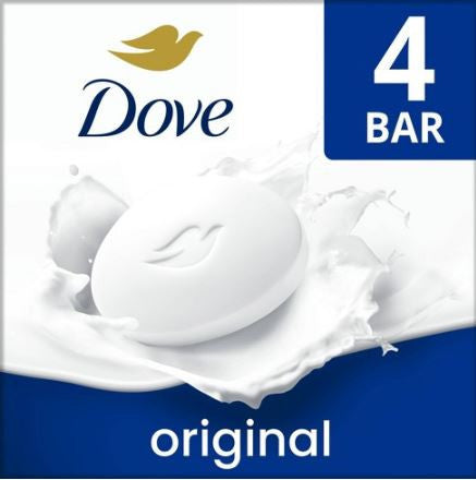 DOVE BAR SOAP | 90G (3.17 OZ) x 48 || WHITE/ORIGINAL - OV906