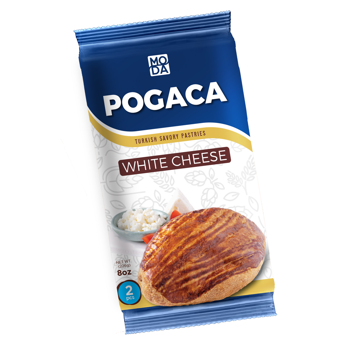 Moda Pogaca, White Cheese, 4oz (112g) x 2pcs x 18pack - 102602