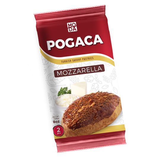 Moda Pogaca, Mozarella, 4oz (112g) x 2pcs x 18pack - 102603