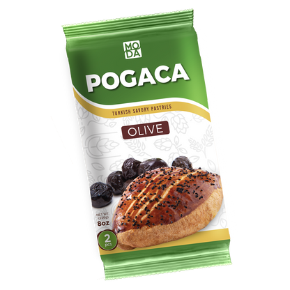 Moda Pogaca, Olive, 4oz (112g) x 2pcs x 18pack - 102605