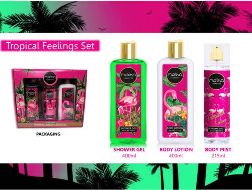 MOIRA TROPICAL FEELINGS 3PCS GIFT SET X 6 SETS /CS - MR103