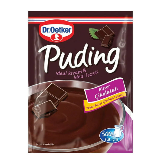 O1 DR.OETKER Puding Bitter Chocolate 111g 1cs/24pcs