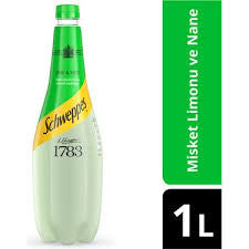Schweppes Mint Lemon Soda 1L 1cs/12pcs