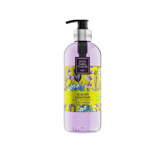 E6 Eyup Sabri T. Olive Oil Liquid Soap Levander - Alacati Lavanta Pet 500ml 1cs/12pcs