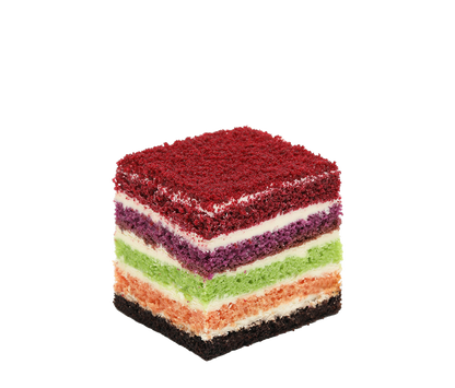 L'Amour de Paris Rainbow Velvete Cake 10" Whole Cake 2.87lb  1X4 - 902802