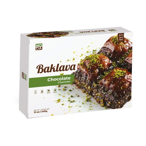 Moda Baklava with Chocolate, Gift Pack, 9pcs, 12oz (340g) x 16pack - 100403